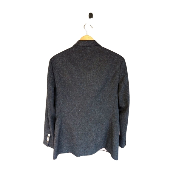 Paul Smith Wool/Cashmere Heathered Navy 2 Button Suit Jacket Size 38R - Picture 3 of 16